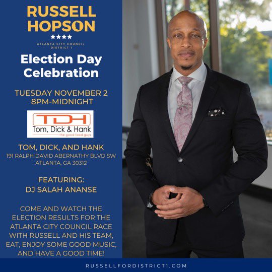 District1For's tweet photo. TOMORROW IS ELECTION DAY!!! We’d like to invite everyone to celebrate our appreciation for EVERYONE who has contributed to this campaign. We will have good food from @tomdickandhank and great music from DJ @salahananse . Please come join Us. 
#WeAreDistrict1
#R4D1 https://t.co/TVuNtlOhuQ