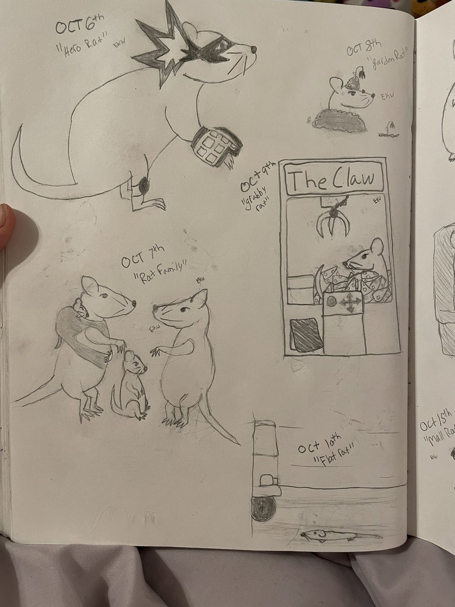 Local__Cryptid's tweet photo. So I kinda got behind in #rattober but here we are #rattober2021 https://t.co/jzVK04yK7s
