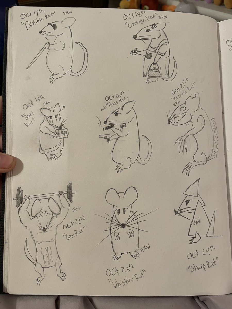 Local__Cryptid's tweet photo. So I kinda got behind in #rattober but here we are #rattober2021 https://t.co/jzVK04yK7s