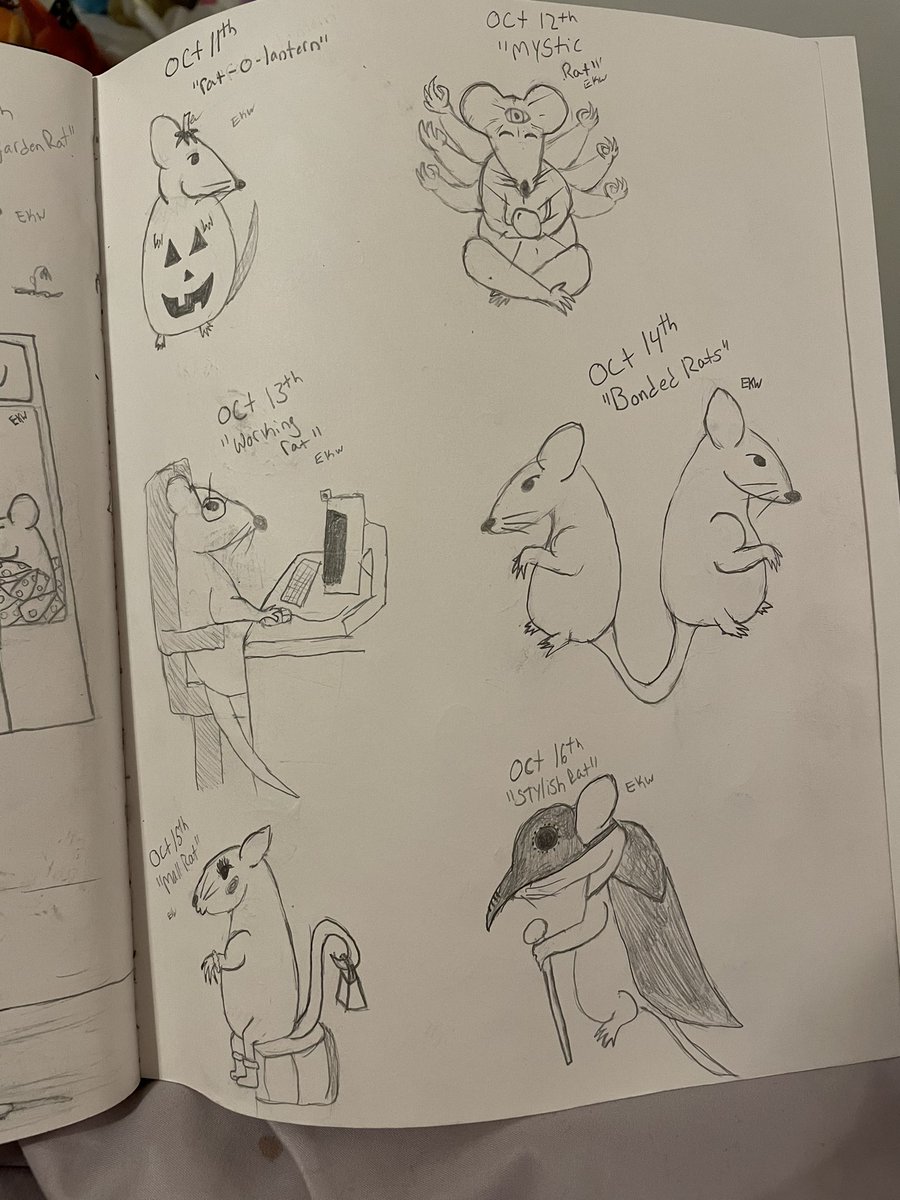 Local__Cryptid's tweet photo. So I kinda got behind in #rattober but here we are #rattober2021 https://t.co/jzVK04yK7s