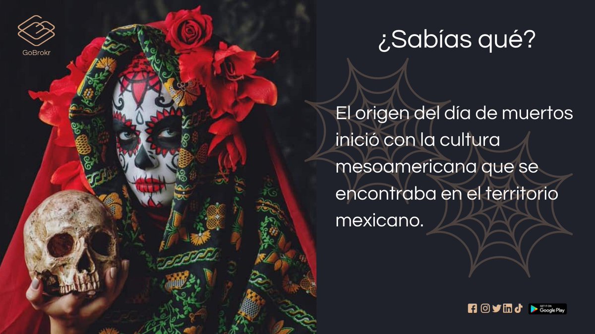 GoBrokr's tweet photo. GoBrokr se une a la celebración del día de muertos.💀
"Con GoBrokr no busques, encuentra"📲
#GoBrokr #confianza #GooglePlay #app #trabajo #oportunidad #Inmuebles #Servicio #trabajo #casa #terreno https://t.co/444NRUN37z