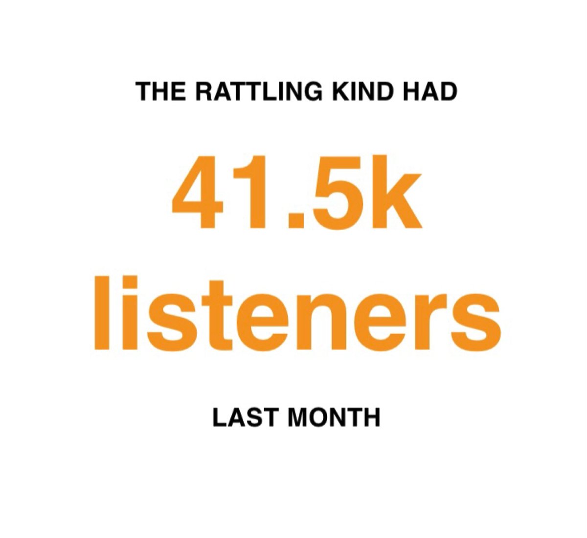 TheRattlingKind's tweet photo. Thanks to all our Spotify listeners 🙌🏻
#independentartist #2millionstreams #Spotify https://t.co/waRppKRDqr