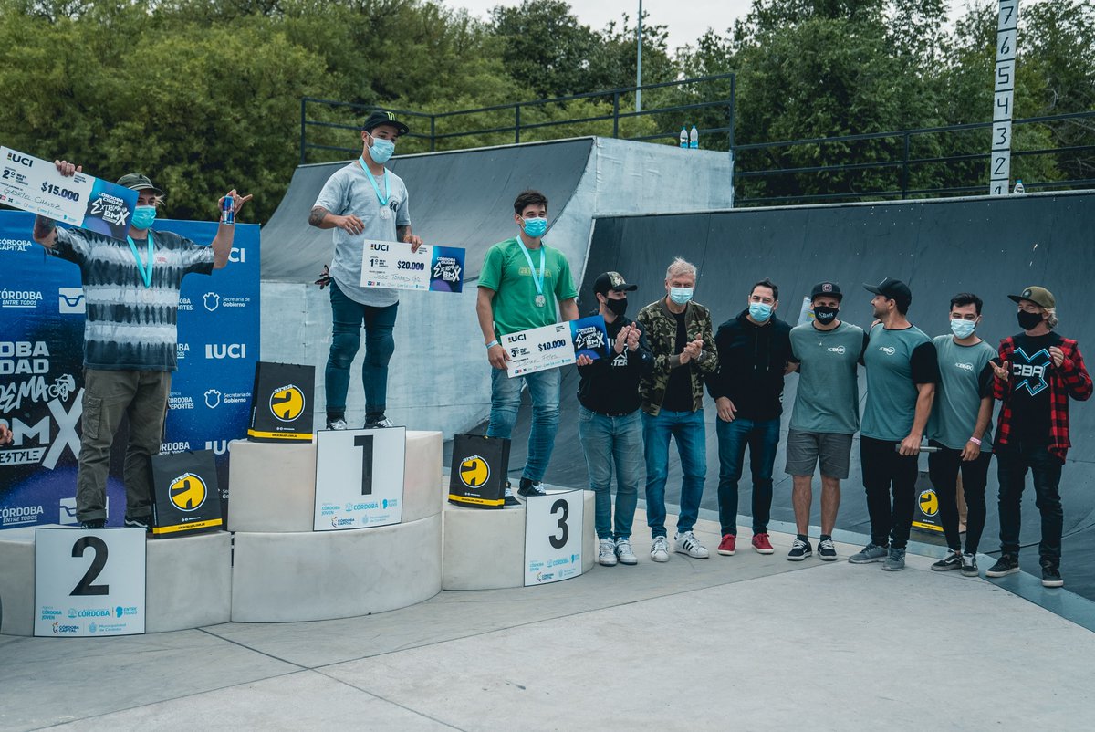 Podio #CórdobaExtremaBMX - 🏆Campeonato <a href="/UCI_cycling/">UCI</a> C1:
UCI C1 - FEMENINO:
🥇Nazarena Pérez
🥈Analía Zacarias
🥉Agustina Roth

UCI C1 - MASCULINO:
🥇José "Maligno" Torres
🥈Gabriel Chaves
🥉 Ismael Fries