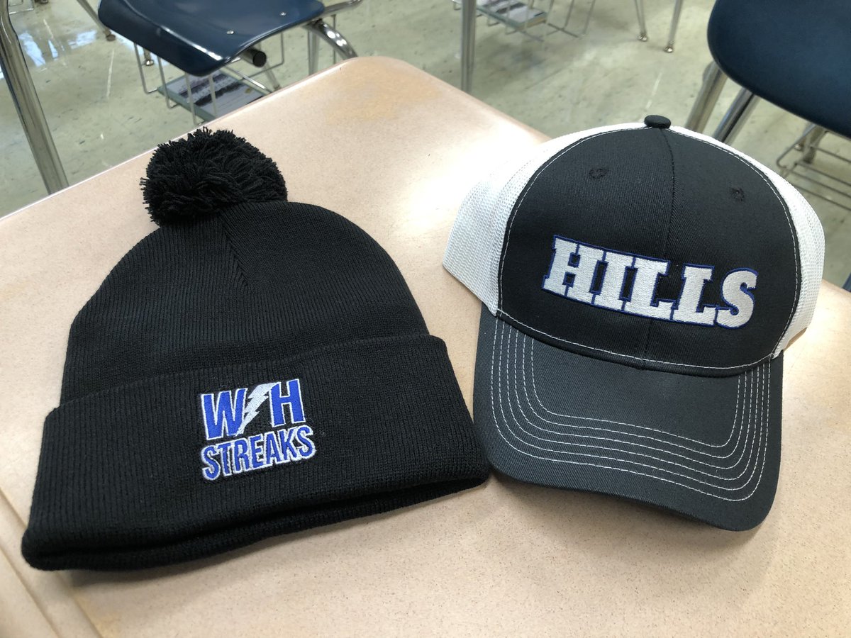 The Class of 2022 is selling trucker hats and awesome beanies! The beanies have silver and royal blue embroidery. Only $10 each. 💙
Stop by room 304 at the HS to purchase one or contact me at wighth@warrenhills.org to arrange a pick up. 💙⚡️