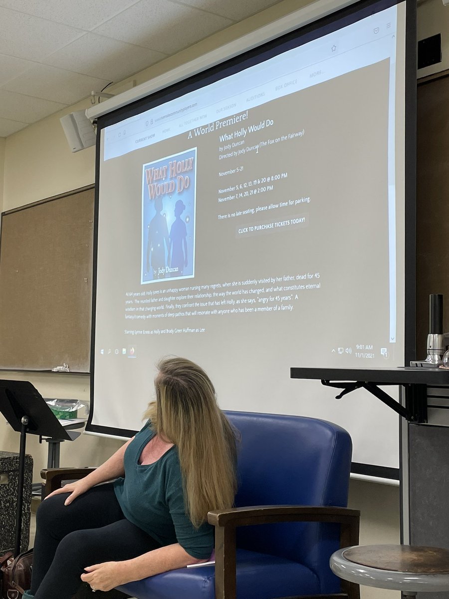 CSUSBAlumni's tweet photo. #ProfessorForADay
Thank you to our respected Alumna, Jody Duncan ‘90 - Theater Arts, for joining us this morning as part of the Professor For A Day program.
Visit https://t.co/psLn5qAdwz for more information about the program.
#CSUSBAlumni https://t.co/2NgU1rt2so