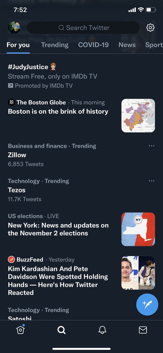 Tezos trending on Twitter prob nothing