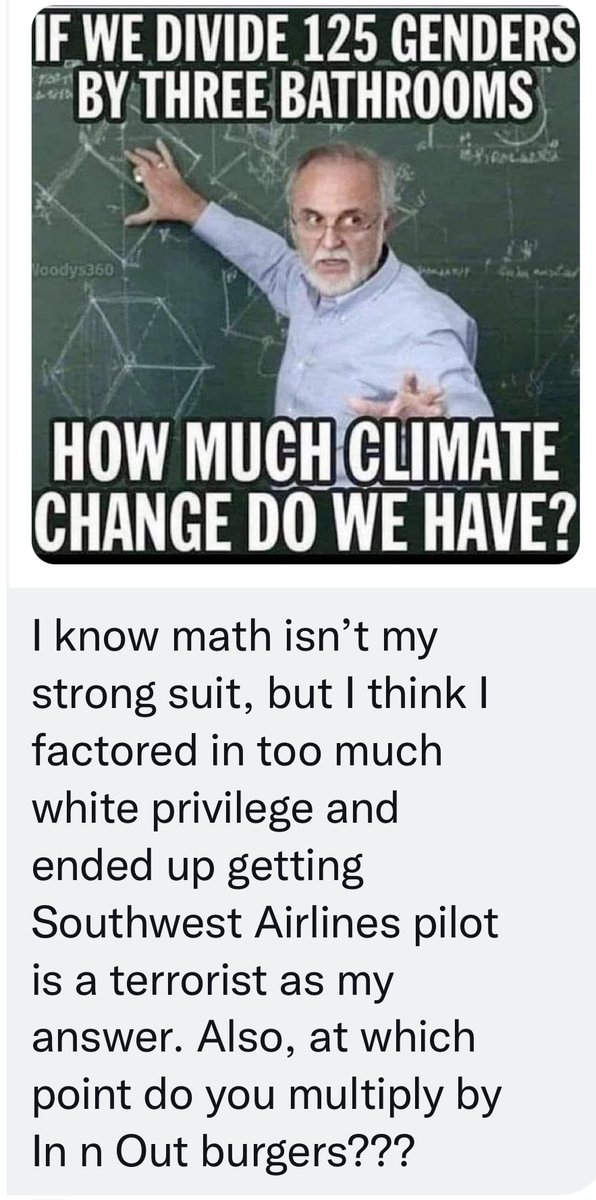 JJ_DeClare's tweet image. My niece is a damned savage.

She wasn’t always but I carefully and methodically indoctrinated her and now she’s mocking lefty wokeness like a damn professional.
#BasedBitch 

Mommy is soooo proud!