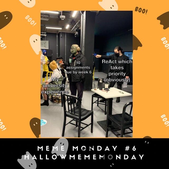 ReActStrathUni's tweet photo. time for a special edition: hallowmeme monday🎃👻 

More memes from this last week over on fb and insta!! https://t.co/Fk1JZa1jIA