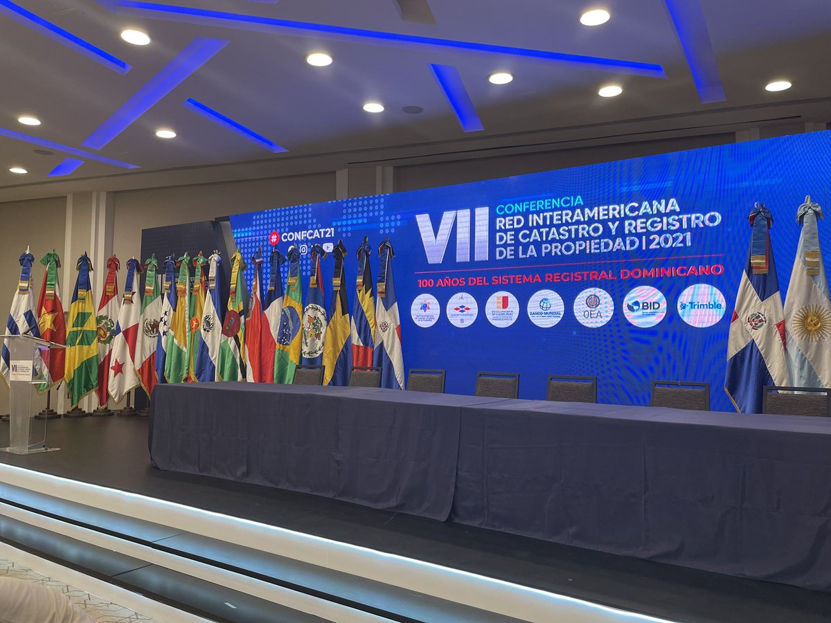AzuaraAraceli's tweet photo. Todo listo para iniciar mañana los trabajos de la VII Conferencia de Catastro y Registro de la Propiedad 2021 #CONFCAT @OEA_RDominicana https://t.co/QKhGQ89w2S
