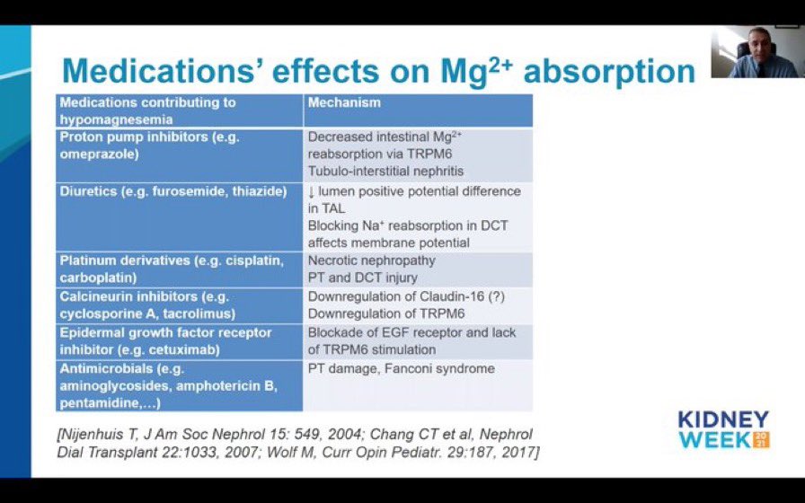 krishnadoctor1's tweet photo. #Hypomagnesemia Types
Effect of Drugs on #Magnesium #KidneyWk 2021 #NephPearls #NephPractice
MT @swissnephro https://t.co/6dQJGqiwrd