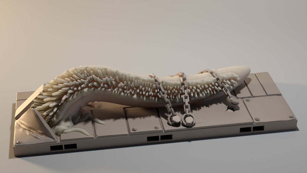 I love when a terrain piece tells a story. And this one really does.
#DnD #DnD5e #ttrpg #3Dprinting #Terrain #Horror #VaidasTerrain