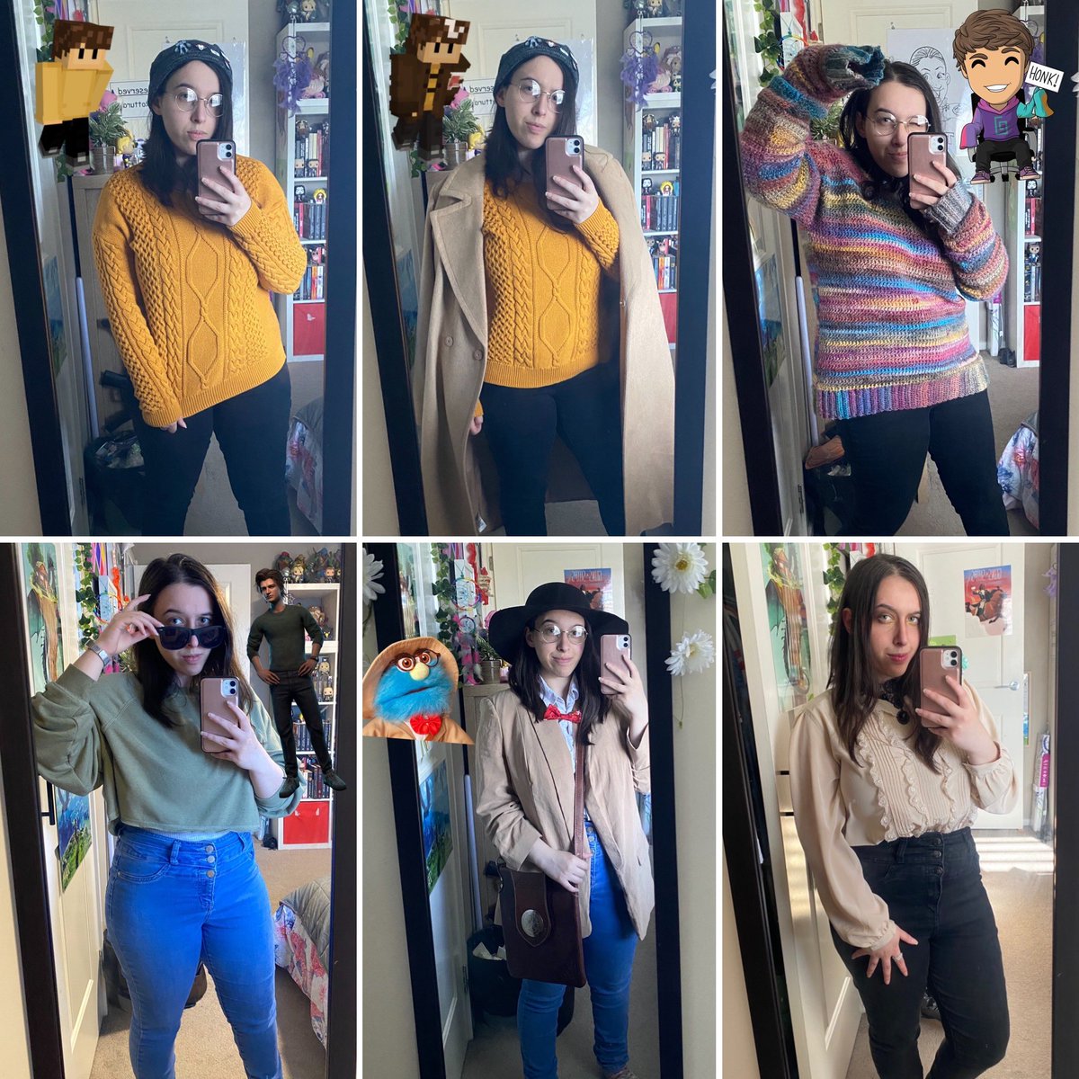 • I decided that during the lockdown weeks I had some fun and some of these costumes were what I had on me, so they are not perfect and accurate • With the duckies I wasn’t able to finish them in time so I’ll make a post when they are finished •