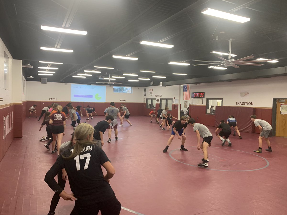 mhauckjr's tweet photo. Man it was a fun day 1 in the room today! Passion was being shown through the Excitement and Energy that was flowing while learning was taking place. #REPS #BackTo100 @RollaHSwrestlng https://t.co/ZEKxdgK1db