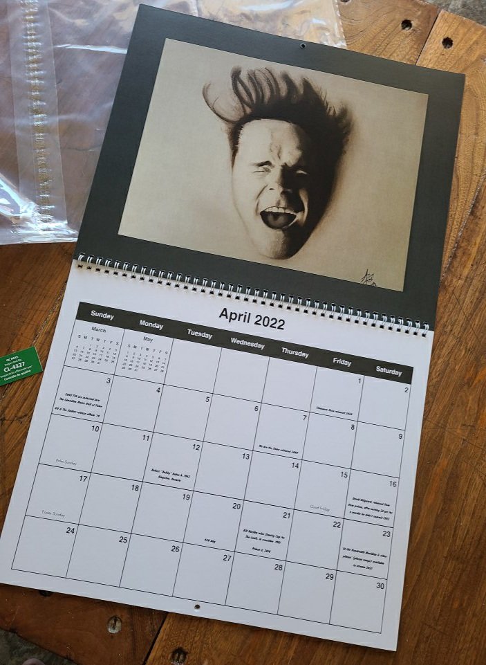 aimsley79's tweet photo. Tragically Hip calendar. Five year's since the beloved Gord Downie passed away! I love the Hip and Gord. I want to celebrate Gord and my brother's who both loved the Hip. We are forever connected. Message me for yours. @thehipofficial @MikeCDownie @TheStrictlyHip @courageforgord https://t.co/W7X3LvFFlb