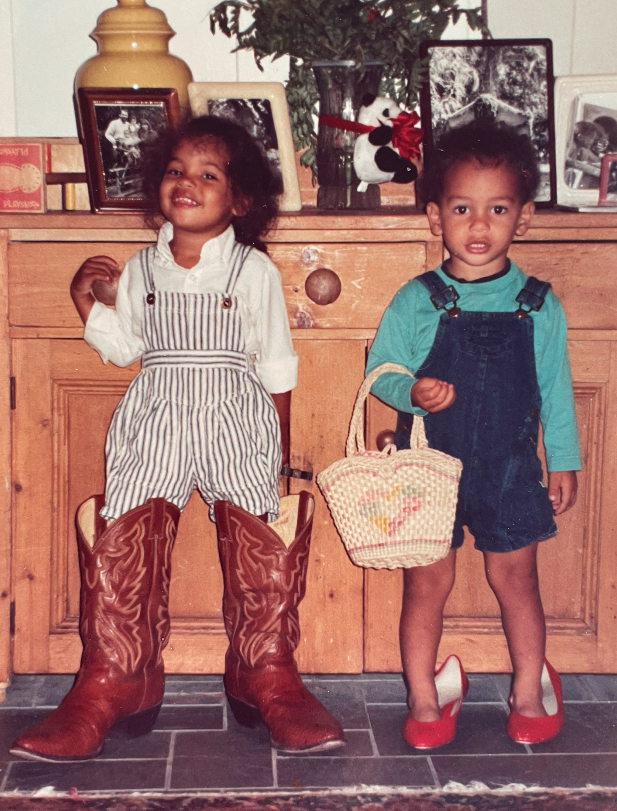 Tonight's episode is a throwback to the past… So I figured I would dig up some good ones of me and my sis’s past. No… we don’t go that far back tonight on #OrdinaryJoe @NBC