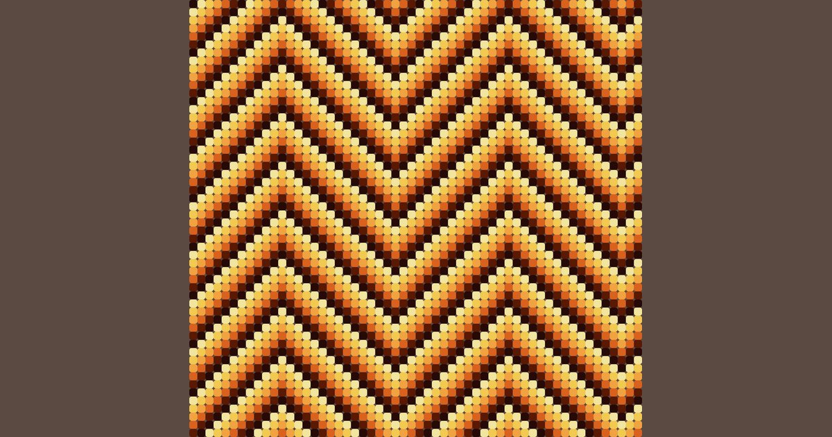 Latest Vector <a href="/VectorStock/">VectorStock</a> seamless 60s retro zigzag pattern warm #VectorStock vs2.page.link/cVv5