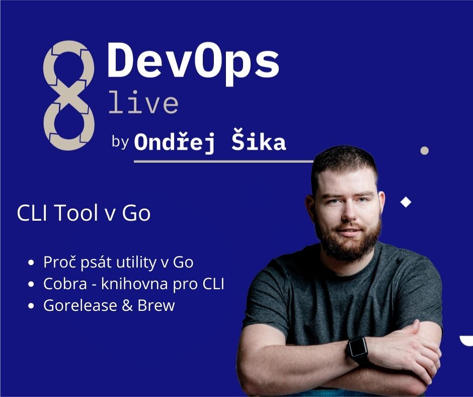 ondrejsika's tweet photo. Go je skvělý jazyk na psaní toolingu nejen pro DevOps/SRE. Pojďme si ukázat, jak napsat jednoduchý CLI tool v Go. Již tuto středu!
📅 Středa 03.11.2021
⌚ 19:00
✔️URL: https://t.co/3Tbz2ooKcG
#DevOpsLiveCZ #ondrejsika #Go #CLITOOL https://t.co/r1rHMnKnjJ