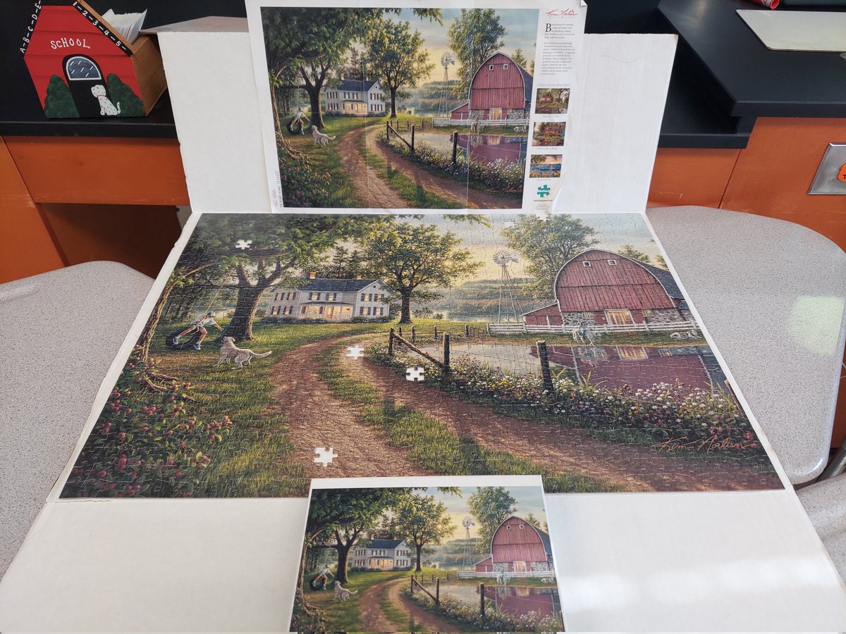 siorod03's tweet photo. It took 3 mths, and several pieces are missing, but they finished!
#brainbreaks #IAmWestForsythAndWeAreFamily
#improvedfocus #improvedvisualspatialreasoning 
#progressoverperfection https://t.co/KeBmLkv25l