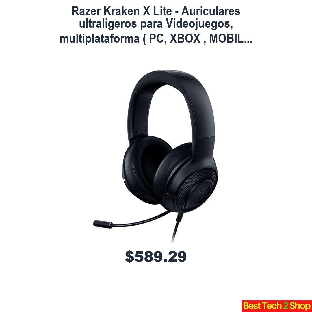 BestTech2Shop's tweet photo. Razer Kraken X Lite - Auriculares ultraligeros para Videojuegos, multiplataforma ( PC, XBOX , MOBIL... https://t.co/QFi2WTedVJ https://t.co/ZJwvtluzOs
