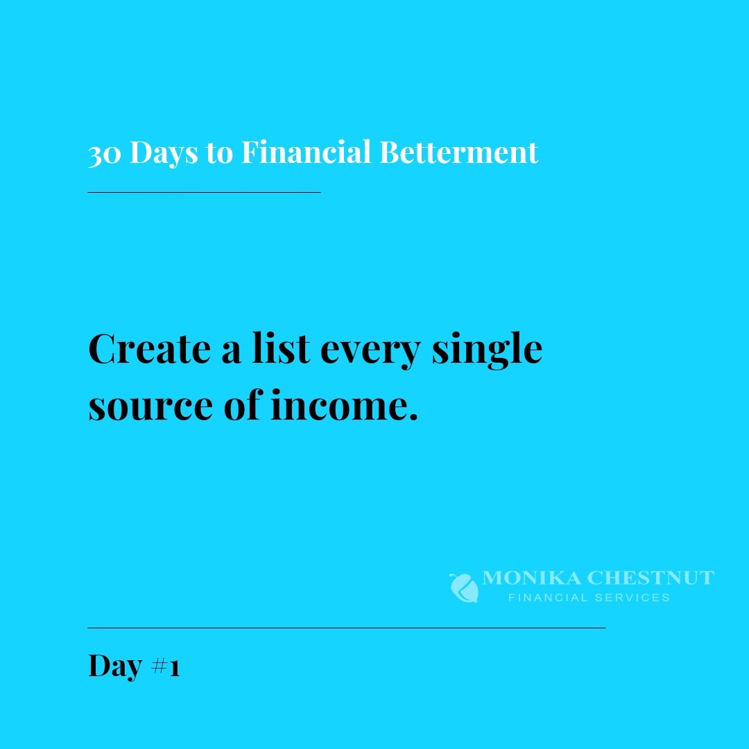 30 day to better personal finances. Follow along for a daily task to improve your finances. No sales. No purchase necessary. Write down where $ is coming from, when $ is coming &amp; amount coming. Be specific 
#Ontario #ldnont #personalfinances #millennialmoney #millenialfinance