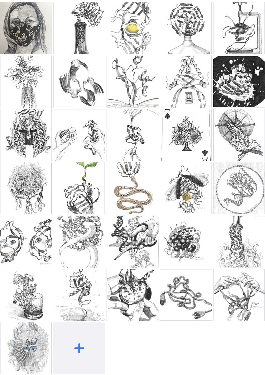 Irina Bezsonova (@irinabezsonova) on Twitter photo This October I drew 1 #pdb molecule a day following an official #inktober2021 prompt list. Picking proteins as my theme was risky but rewarding. Lesson learned: proteins are so versatile! See my 31 entries below and let me know your favorite.
A thread.
<a href="/PDBeurope/">Protein Data Bank</a> <a href="/buildmodels/">rcsb pdb 💉🧬💻🔬💊🌱🧠🦠</a> This October I drew 1 #pdb molecule a day following an official #inktober2021 prompt list. Picking proteins as my theme was risky but rewarding. Lesson learned: proteins are so versatile! See my 31 entries below and let me know your favorite.
A thread.
<a href="/PDBeurope/">Protein Data Bank</a> <a href="/buildmodels/">rcsb pdb 💉🧬💻🔬💊🌱🧠🦠</a>
