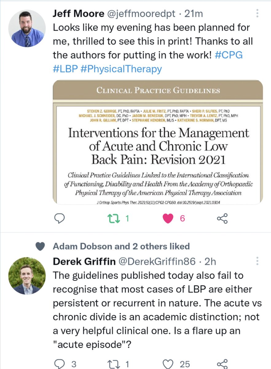 Jerry_DurhamPT's tweet photo. Twitter physio in one pic...

I'm with @jeffmooredpt 

. https://t.co/35zgjJPFIt
