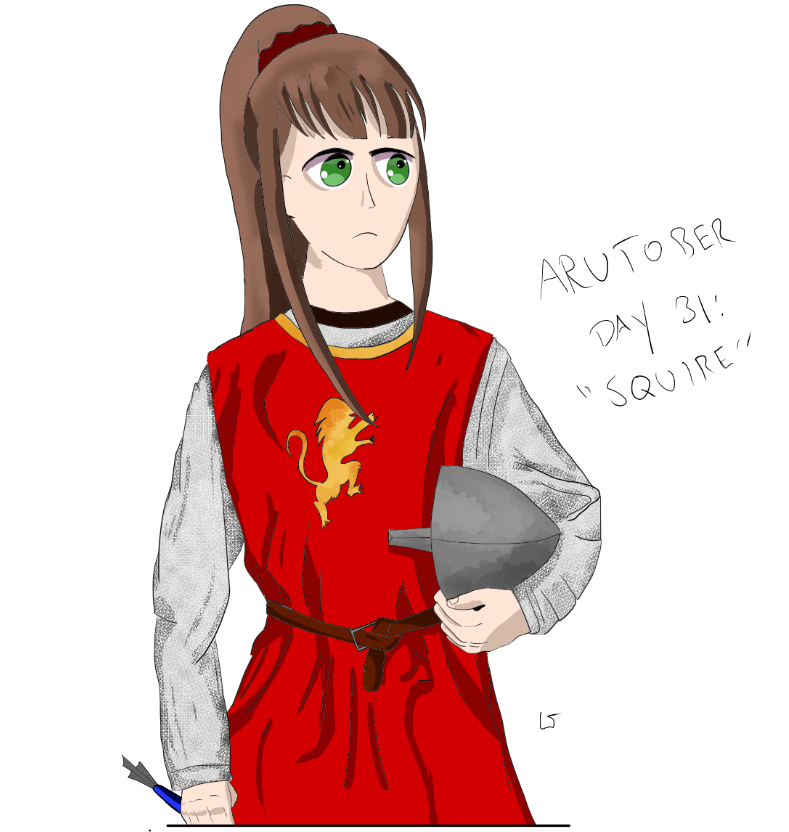 epicmegapix's tweet photo. #arutober #drawtober #honshouaru #hitoribocchi Day 31: "Squire" - This concludes Arutober. I have made some progress as an artist, but focusing on one character over and over got in the way of other more productive exercises. Still fun! https://t.co/EQVJifRO9W