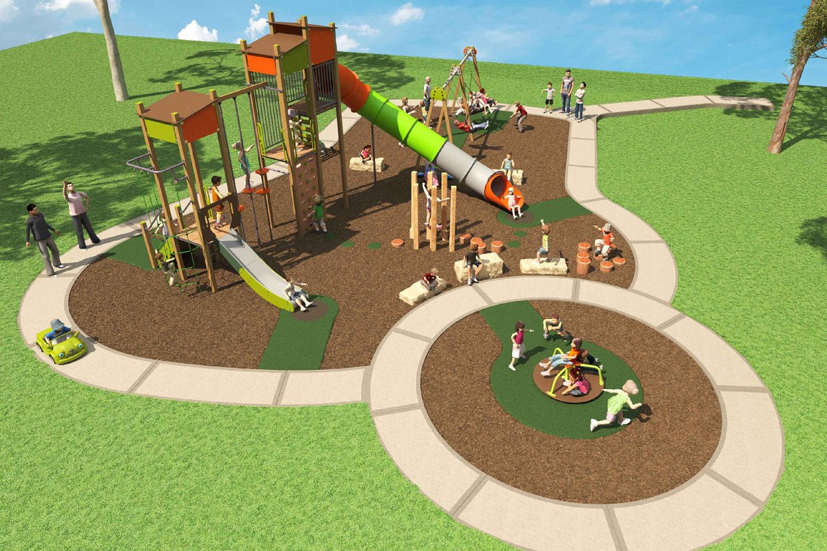 More fun for the kids in Raymond Terrace! Works have started on a new playground and accessible public amenities at Bettles Park 🔆

The playground will suit a range of ages and abilities, improving accessibility and inclusivity for young families. bit.ly/3mAba01