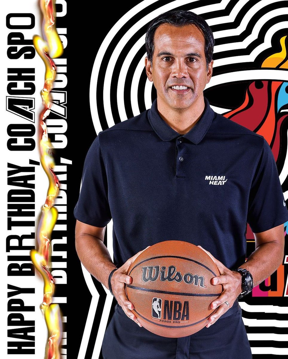 realrhacylong's tweet image. Happy birthday to Heat coach #CoachSpo