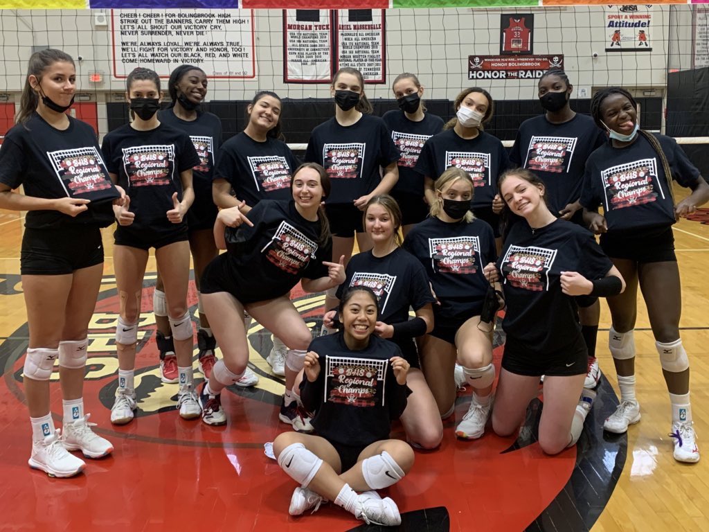 BHSvolleyball_'s tweet photo. ‼️‼️‼️THE BROOK WINS‼️‼️‼️
Raiders Defeat Lockport 26-24, 25-19 To Advance To The Sectional Championship Match Wednesday Night @ 6:00 pm‼️
#brickbybrick #onemore #packtheplace #MakingHistory @illprepvb @IVCAcoaches @BHSRaiders https://t.co/bT9G0hQ76s