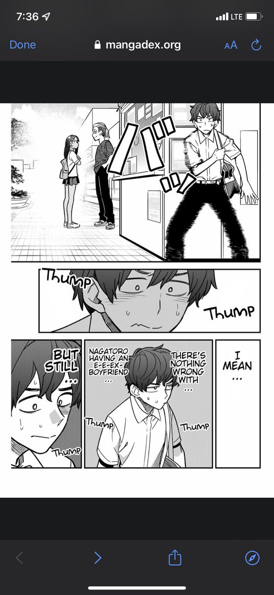 SlayerOnN64's tweet photo. Chapter 93 of the nagatoro manga is out!
//
//
//
SPOILERS
I like how they picked up pretty much right after last chapter when they said they’d make bentos for eachother from now on and from the looks of it naotos jealous which feels weird to say 😂 but maybe this guy is https://t.co/FRXJTkiGI2