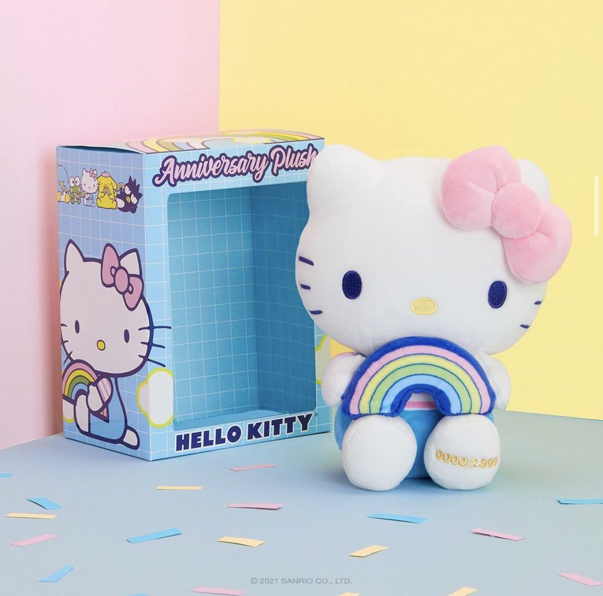 Everyone say, Happy Birthday Hello Kitty 🥳 

shop online for her limited anniversary plush!!