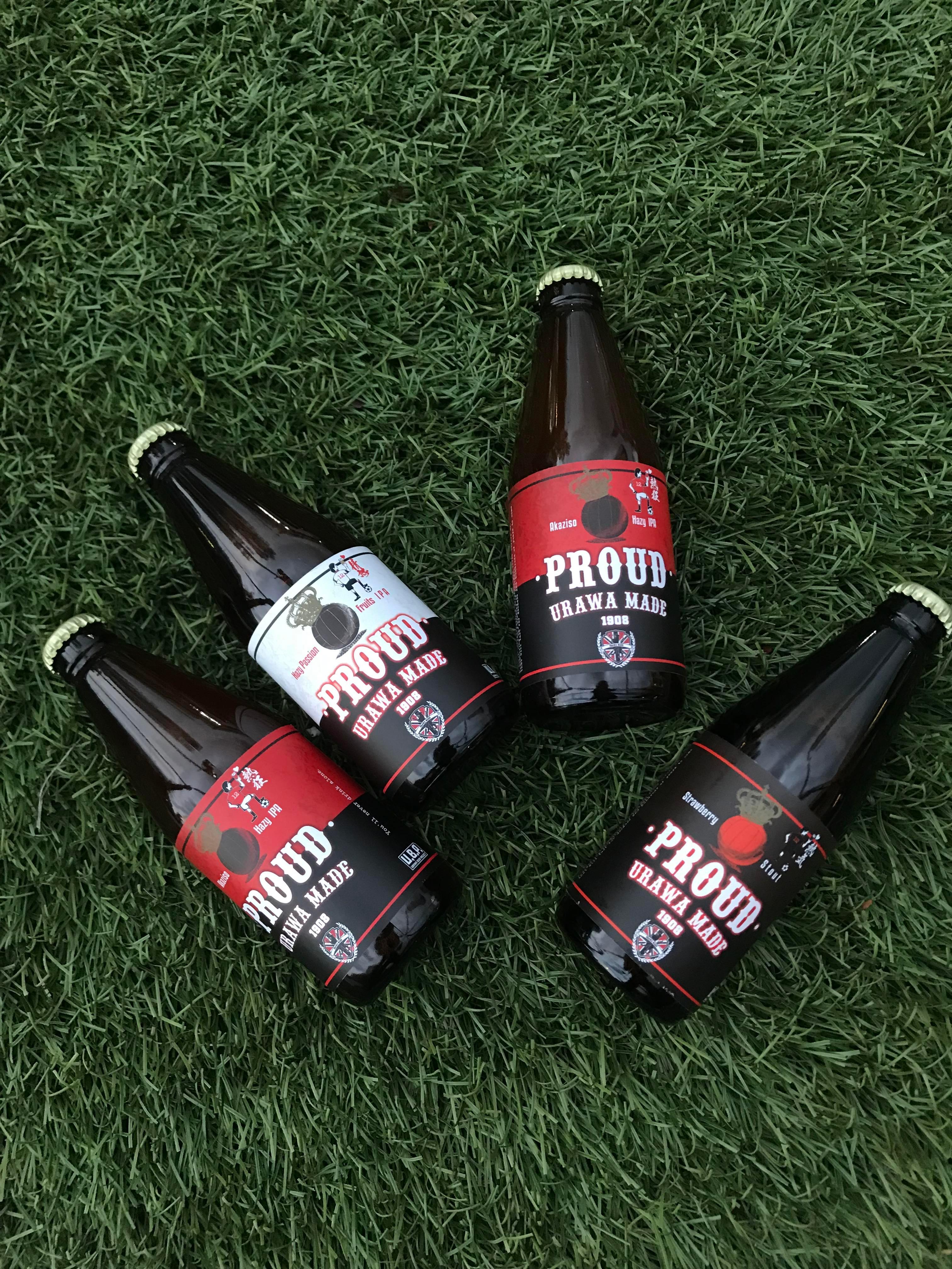 デパそらurawa 11月3日はサーキット等の開催はしませんが 限定ビールが登場 元浦和 レッズの鈴木啓太 グラフィックデザイナーの角田修一 T Y Harbor醸造長の阿部和永 Beernova Urawaオーナーの小林健太が作る浦和ビールを デパそら限定先行販売