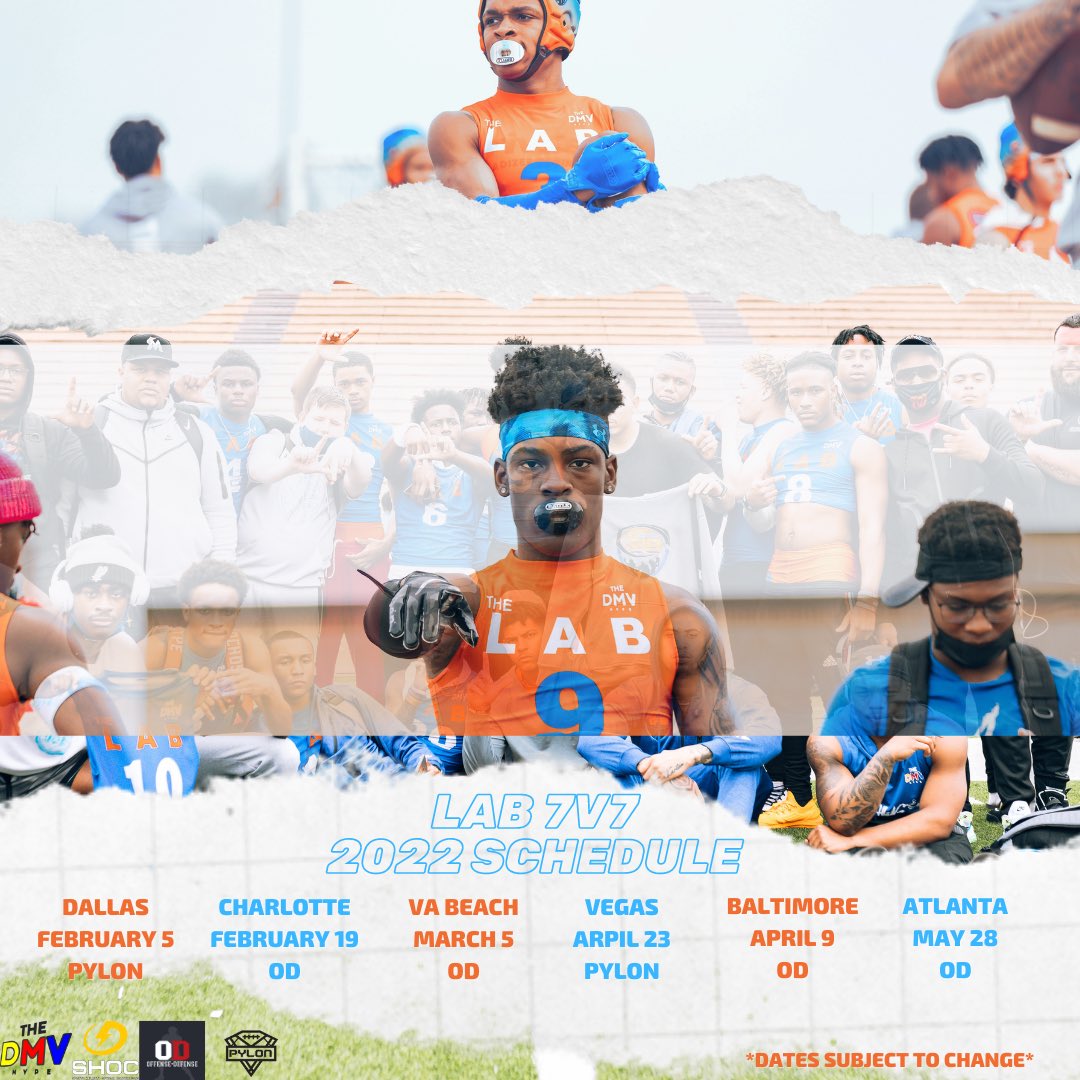 qblab_dc's tweet photo. LAB 7V7 2022๐๐. An Experience Like No Other. Tryout Info Coming Soon!
#LAB7V7
#CHANGINGTHECULTURE
@DMV_Hype
#explore #exploremore #dc #dmv #pylon #7on7football #7on7 #football #highschoolfootball #battlesports #battle #generationnexxt https://t.co/OMMiVaxHXS
