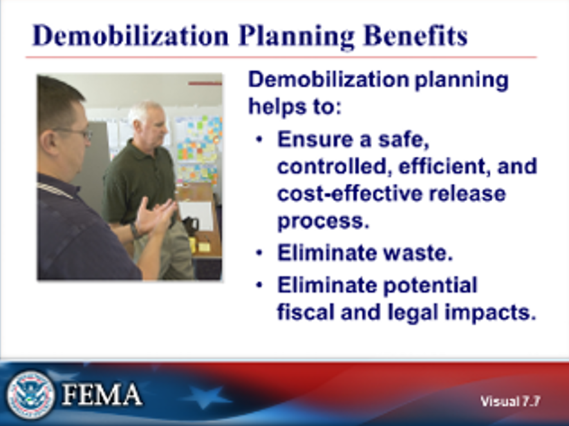 johnantap's tweet image. "The demobilizing process should begin at the beginning of any incident. It ensures safe, controlled release process, eliminates wastes and potential fiscal and legal impacts"

#ICS300 #DemobProcess