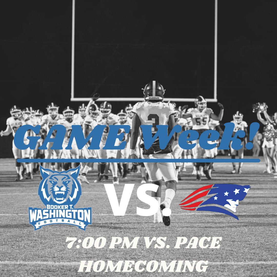 B.T.Wildcat Football (@bookertfb) on Twitter photo Week 11!
Homecoming. Show up loud & proud.
Ticket link: gofan.co/app/events/338…
#BuiltByBookerT #DubsUp #WhoWeBe #BookerT #1Percent 🌊🦾
<a href="/btwhs_athletics/">Booker T. Washington Athletics</a> <a href="/dowork_sports/">DoWork_Sports LLC</a> Week 11!
Homecoming. Show up loud & proud.
Ticket link: gofan.co/app/events/338…
#BuiltByBookerT #DubsUp #WhoWeBe #BookerT #1Percent 🌊🦾
<a href="/btwhs_athletics/">Booker T. Washington Athletics</a> <a href="/dowork_sports/">DoWork_Sports LLC</a>