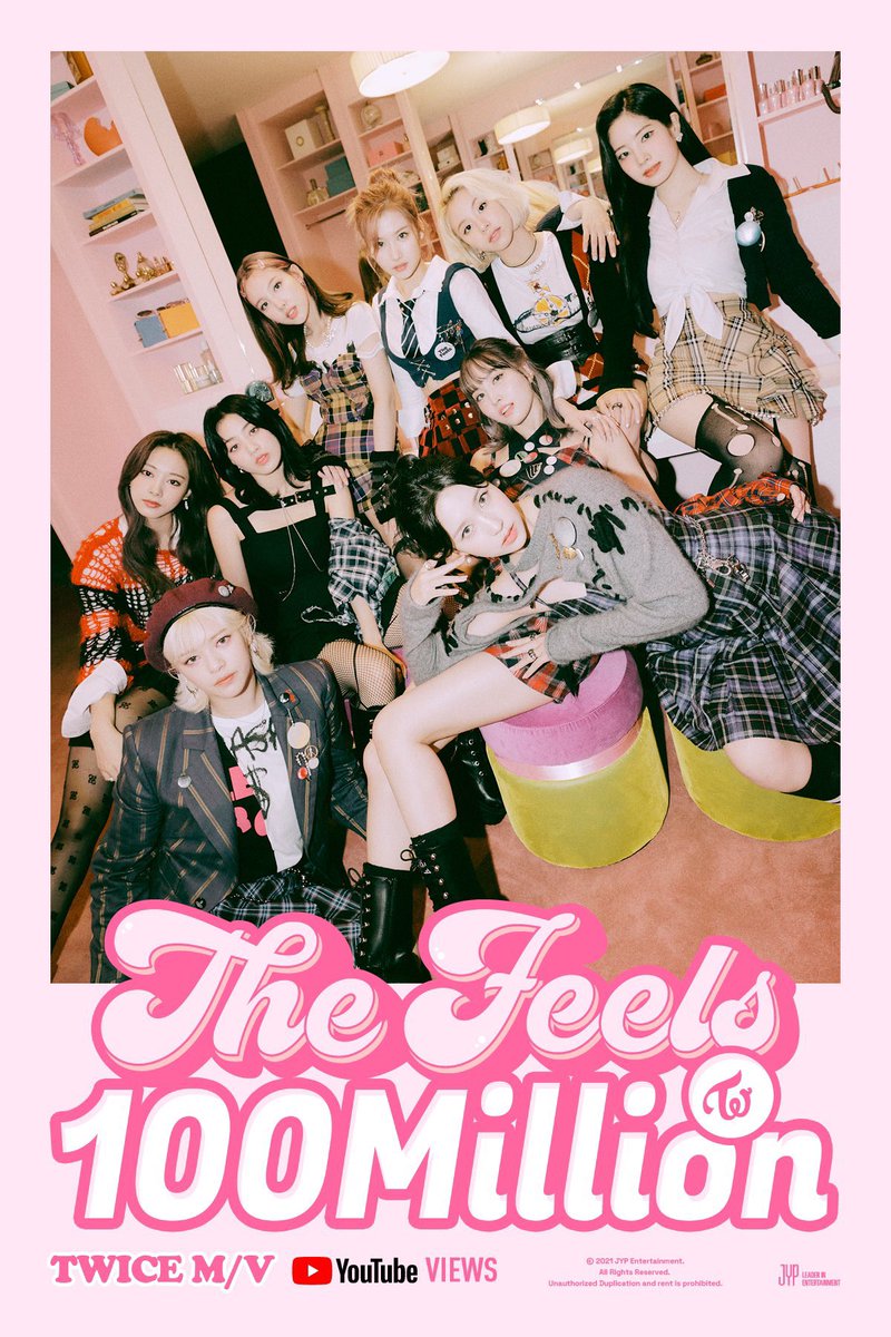 #TWICE   #트와이스   #TheFeels  
#GetTheFeelsWithTWICE  
.
㊗️　 　㊗️㊗️　　　㊗️㊗️
㊗️　 ㊗️　　㊗️　㊗️　　㊗️
㊗️ 　㊗️　　㊗️　㊗️　　㊗️
㊗️ 　㊗️　　㊗️　㊗️　　㊗️
㊗️ 　　㊗️㊗️　　　㊗️㊗️

MILLION VIEWS!👀