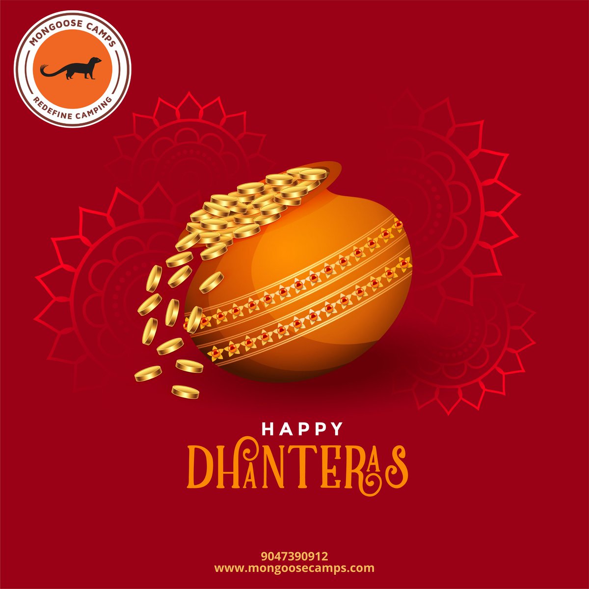 MongooseCamps's tweet photo. Happy Dhanteras....
#HappyDhanteras #November02 #MongooseCamps https://t.co/EffUbVxuC7