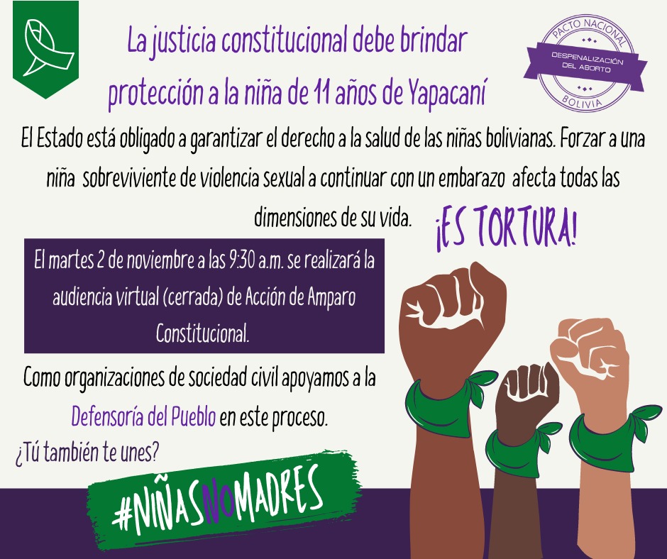 lupe_perez_c's tweet photo. #NiñasNoMadres https://t.co/s3Cy2epQil