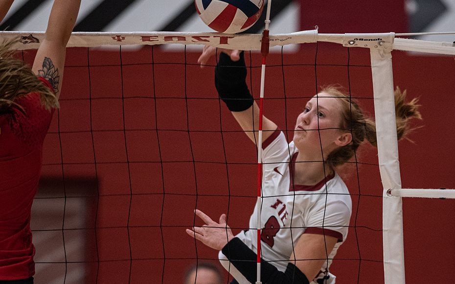 RiverStatesConf's tweet photo. IU East's Swimm snags RSC Volleyball Attacker of the Week
 - https://t.co/Q4LzLduzFY https://t.co/k8OqSGBEsi