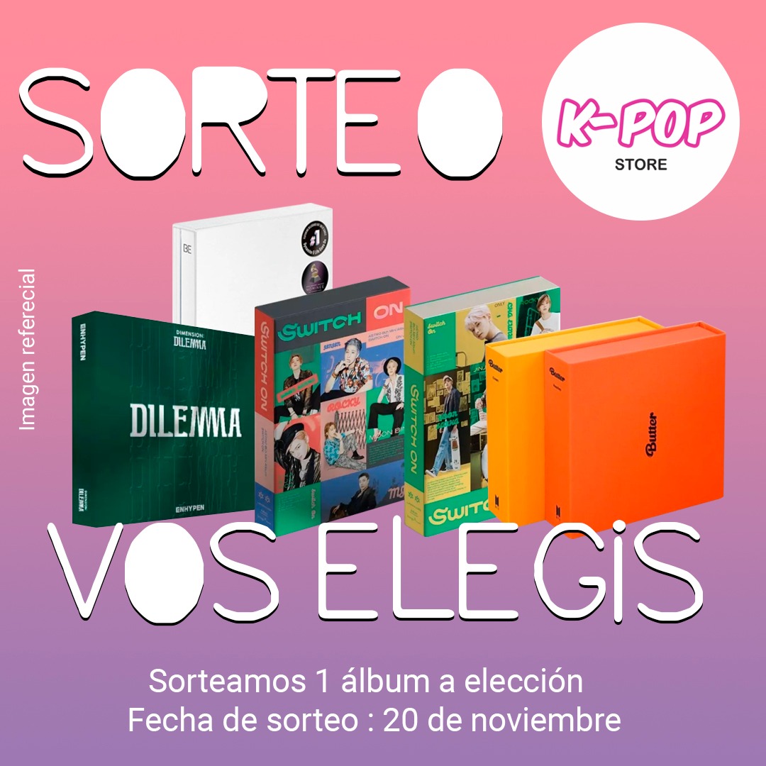 Kpop_Store_Py's tweet photo. El post oficial de nuestro sorteo ya lo publicamos en instagram 🎉
Vayan a participar 💖
.
https://t.co/9YSYm4khzH https://t.co/vFX30s0FsF