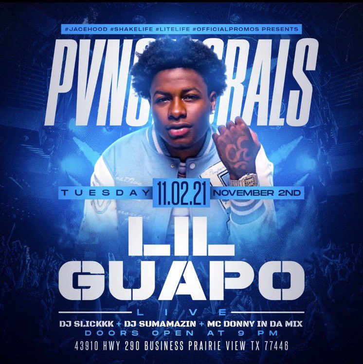 LiTLiFeTx's tweet photo. 🚨#PVHC2k21 PSA🚨
Due to inclement weather on Wednesday #PVNomorals Guapo⛈⛈⛈ will be moved to Tuesday November 2nd so we can still give y’all that homecoming experience y’all be wanting 🤩👯‍♀️🍾 and along with that Ken the Man will be performing at the #PVTAILGATE  Saturday‼️🔥 https://t.co/mzRfeRbsXV