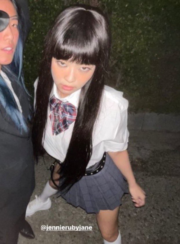 dirtchive's tweet photo. jennie as gogo yubari from kill bill https://t.co/kvepZkeB2l