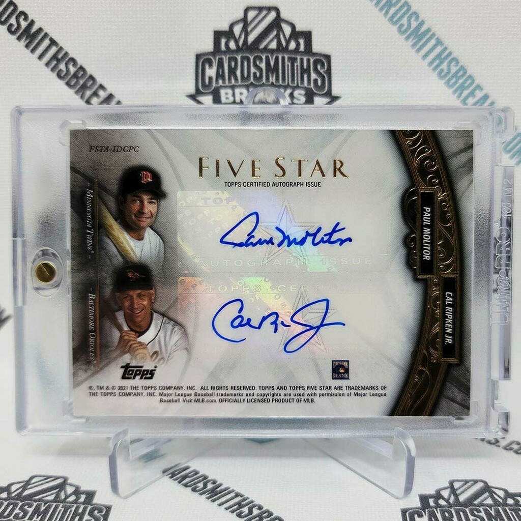 cardsmithsbreak's tweet photo. Ichiro - Derek Jeter - Carl Yastrzemski - Paul Molitor - Cal Ripken Jr. Five Stars Autographs #/5 from 2021 Topps Five Star Baseball! #csbheat #topps #fivestarbaseball #baseballcards #tradingcards #sportscards #groupbreaks #ichiro #calripkenjr #derekjeteโฆ https://t.co/ICs4oj9uaU https://t.co/uIXMomhAev