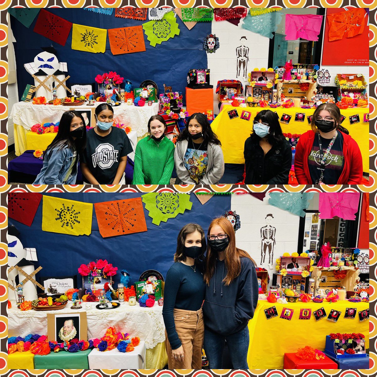 sxreginaldo's tweet photo. @NISDClark @NISDWorldLang Thank you @SpanishClarkClu @CaballosSpanish for setting up the “ofrendas” and given us the opportunity to remember the departed and share memories of loved ones. https://t.co/QiUn5WrpIu