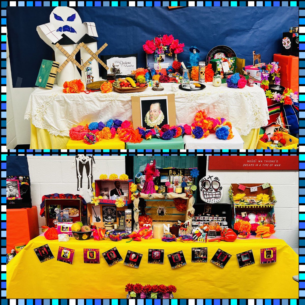sxreginaldo's tweet photo. @NISDClark @NISDWorldLang Thank you @SpanishClarkClu @CaballosSpanish for setting up the “ofrendas” and given us the opportunity to remember the departed and share memories of loved ones. https://t.co/QiUn5WrpIu