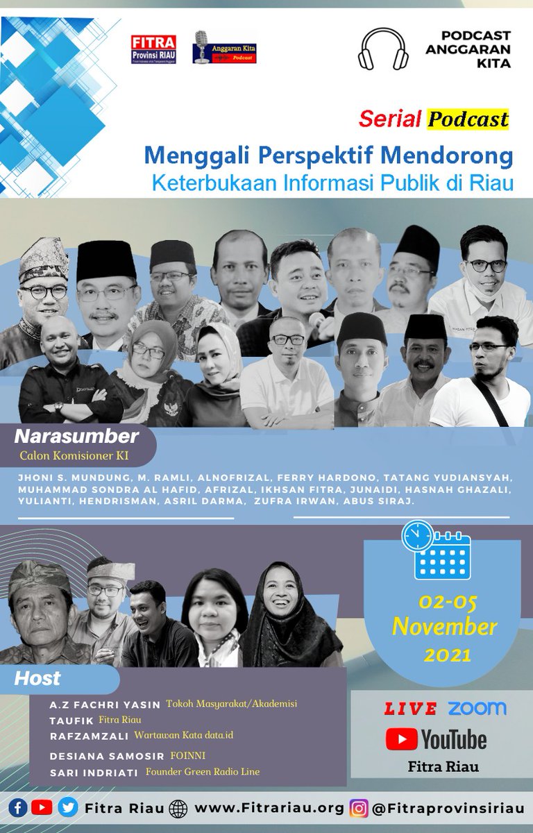 Yuk pantengin youtube Fitra Riau dari tanggal 2 - 5 November 2021.