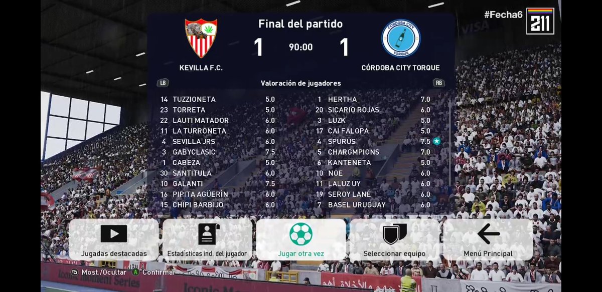 EMPATÓ EL KEVILLA! 🔴⚪🔴
Con gol de <a href="/gabyclasic/">Gabyclasic</a> en su debut y de #Spurus para la visita el conjunto villero empató 1 a 1.
#KevilleroSoy #OrgulloKevillero