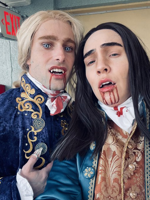 Interview With The Vampire. 4 months of sewing, totally worth it. https://t.co/GQCzHunWb3