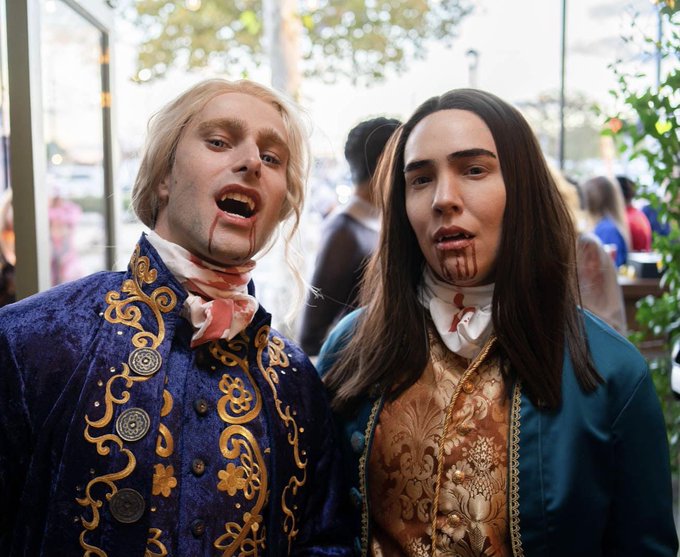Interview With The Vampire. 4 months of sewing, totally worth it. https://t.co/GQCzHunWb3